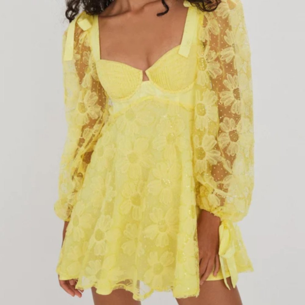 For Love and Lemons Kierston mini dress